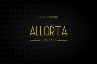Allorta: A Minimal Serif Font That Elevates Handmade Design