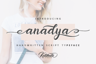 Anadya: A Script Handwritten Font That Captures Attention