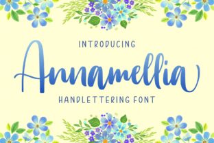 Annamellia: A Handwritten Font with Editorial Warmth