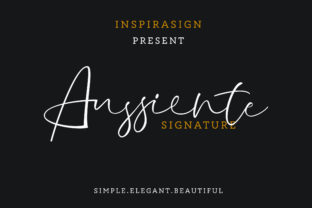 Aussiente: A Classic Script Font That Feels Like Hand-Drawn Confidence