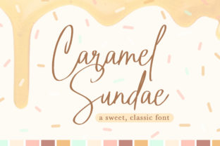 Caramel Sundae: A Sweet, Light Script Font for Editorial Design