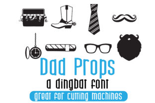 Dad Props: A Vintage Dingbats Font That Cuts Through the Feed