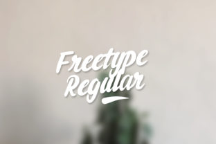 Freetype Regular: A Handwritten Font That Feels Like a Thoughtful Pause