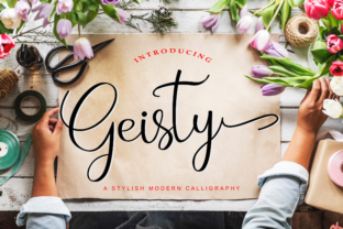 Geisty: A Modern Script Font That Elevates Digital Branding
