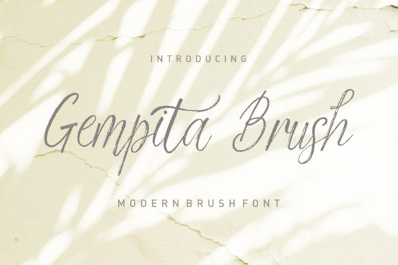 Gempita Brush: A Handwritten Font That Elevates Real Small Business Branding