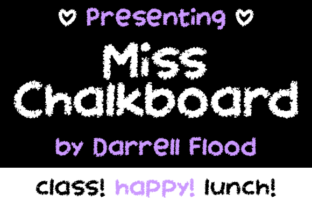 Miss Chalkboard: A Playful, Hand-Drawn Typeface for Warm Brand Identities