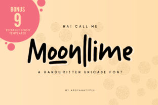Moonllime: A Script Handwritten Font for Elegant Digital Design