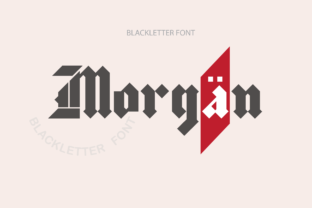 Morgan: A Clean Blackletter Font for Modern Brand Identity