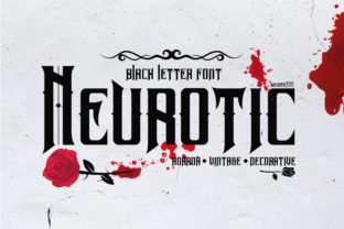 Neurotic: A Bold Blackletter Font for Handmade Brands