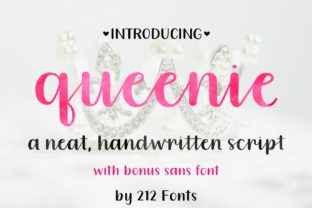Queenie: A Clean Handwritten Font for Scroll-Stopping Campaigns