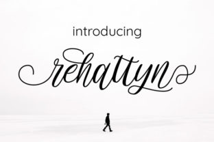 Rehattyn: A Bouncing Script Font That Feels Like Hand-Lettered Magic