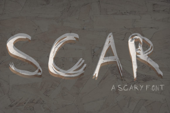 Scar Font: The Bold, Hand-Drawn Display Typeface for High-Impact Campaigns