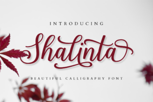Shalinta: A Beautiful Script Font for Small Business Branding