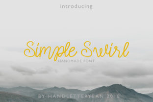 Simple Swirl Family: A Handwritten Font That Feels Human, Not Heavy