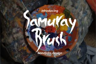 Sumuray Brush: A Striking Script Font for Handmade Labels & Printables