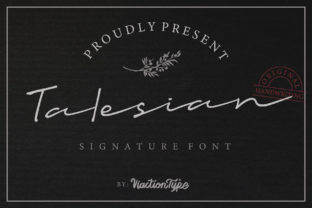 Talesian: A Handwritten Font That Builds Trust