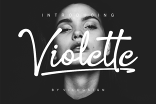 Violette: A Luxurious Hand Lettered Font for Small Business Branding